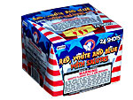 24 SHOT RED, WHITE and BLUE SALUTE